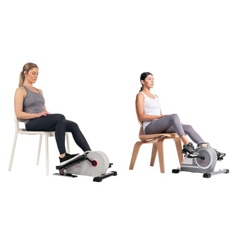 Sunny Health & Fitness Under Desk Mini Exercise Cycle Bike + Sunny Health & Fitness Fully Assembled Magnetic Under Desk Elliptical Peddler | Amazon (US)