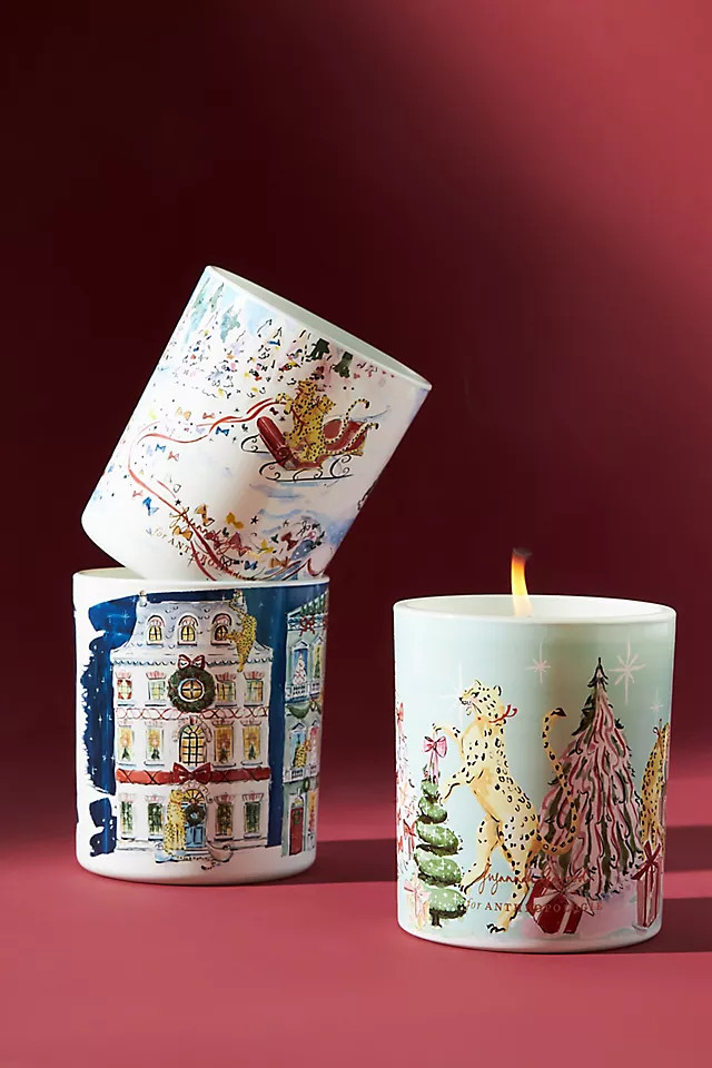 Susannah Garrod Merry Moments Boxed Candle | Anthropologie (US)