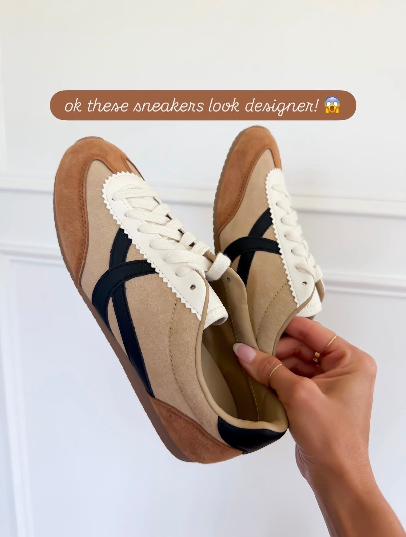 loving these sneakers for fall! perfect to throw on with jeans or a dress! they look so designer! they run tts.

#LTKootd