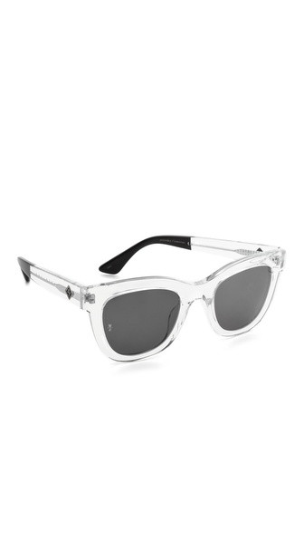Wonderland Colony Sunglasses - Clear/Gloss Black/Grey | Shopbop