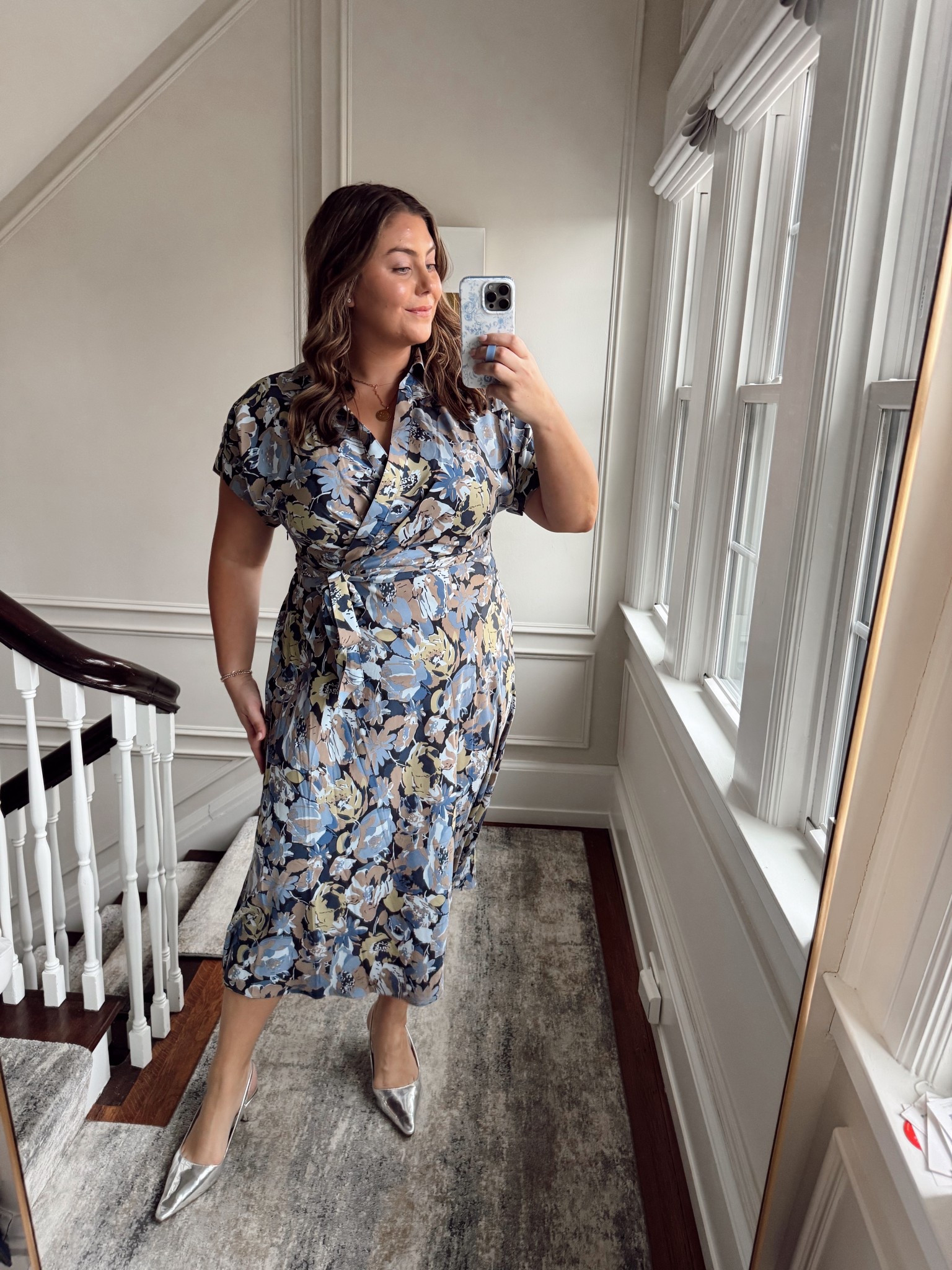 Wearing size 18 in dress - wedding shower, baby shower, or rehearsal dinner dress. 

#LTKStyleTip #LTKMidsize #LTKParties