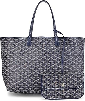 Amazon.com: Goyard, Pre-Loved Navy Goyardine Canvas Saint-Louis PM, Navy : Luxury Stores | Amazon (US)