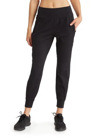 90 DEGREE BY REFLEX Greenwich Interlock Joggers in Black at Nordstrom Rack, Size Medium | Nordstrom Rack