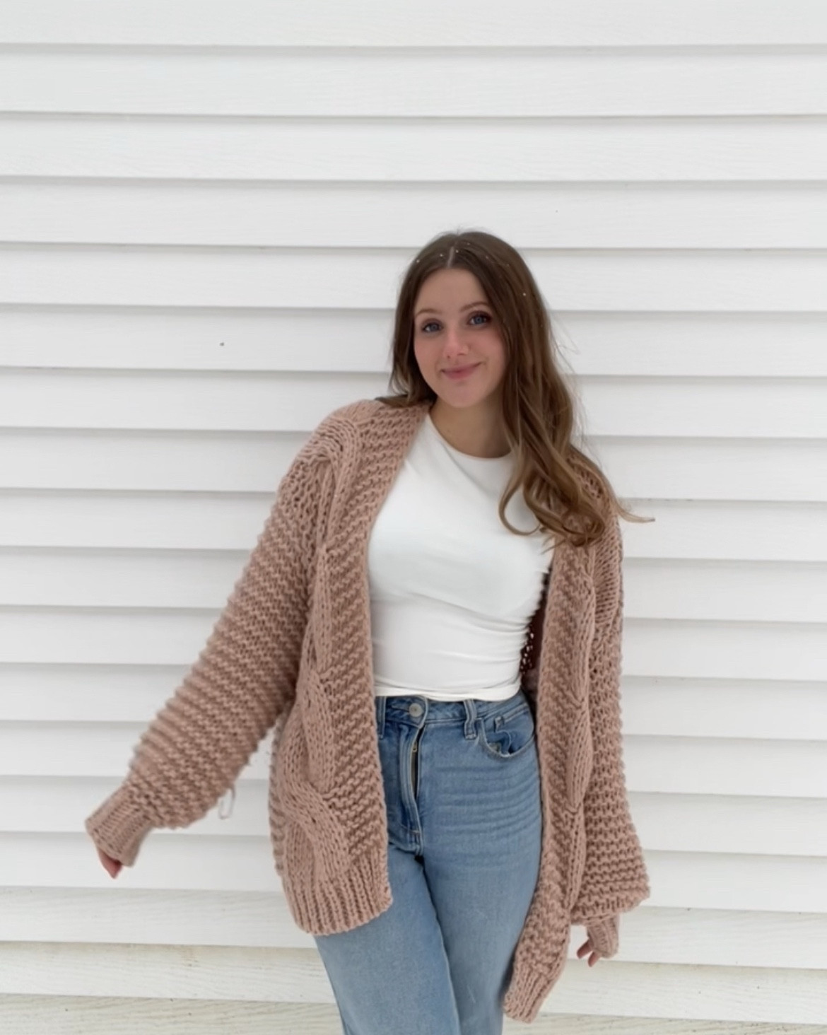 Chunky Knit Cardigan! 
Code KAYLYNM25 for 25% off 

Holiday outfits, cardigans, thanksgiving outfit, Christmas outfit, pink blush official

#LTKSeasonal #LTKHoliday