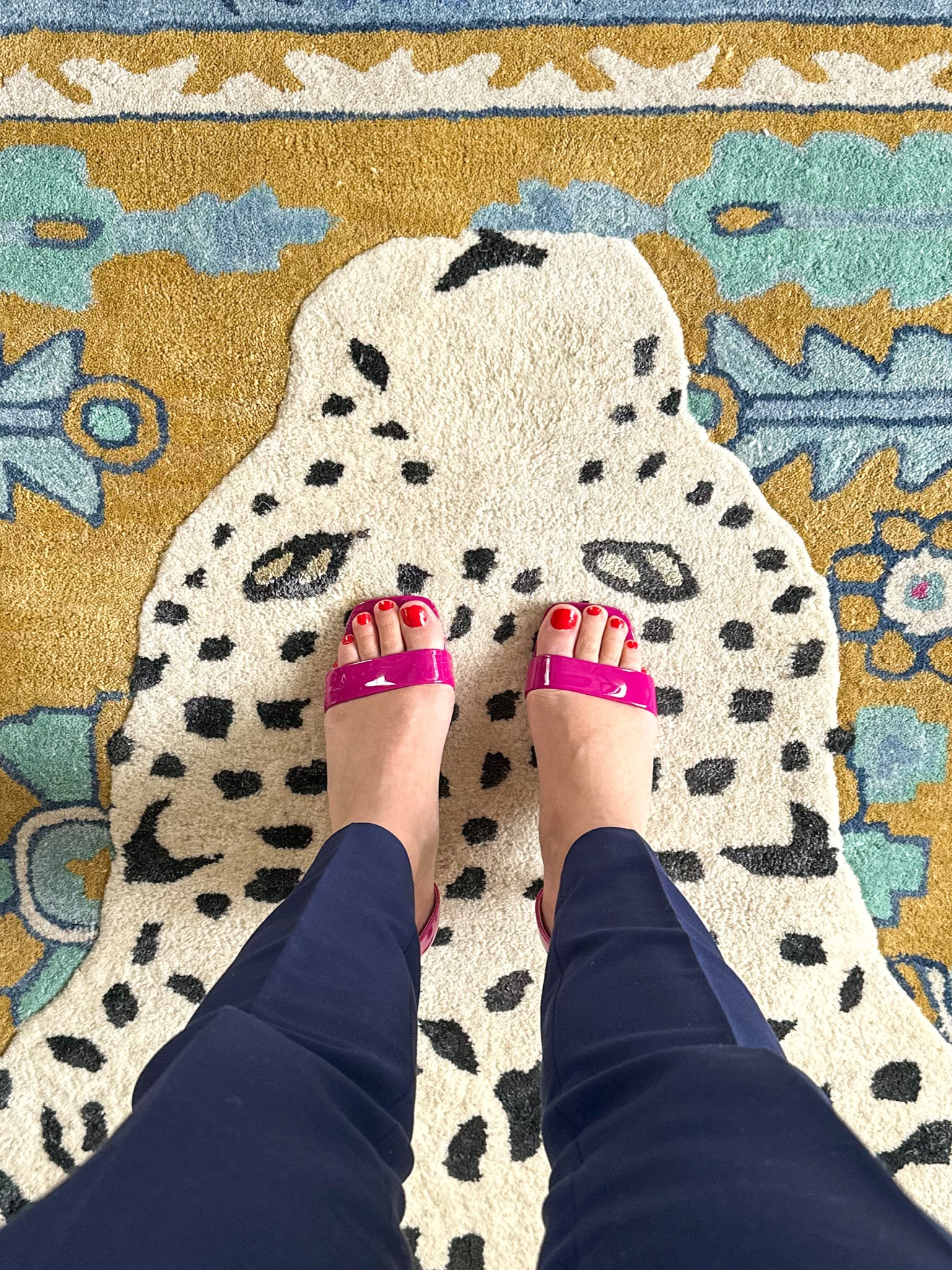 Getting my toes Spring ready with these beautiful, fuchsia heels and some nail polish.  They were paired to perfection with navy slacks.

#LTKshoecrush #LTKSeasonal #LTKFind