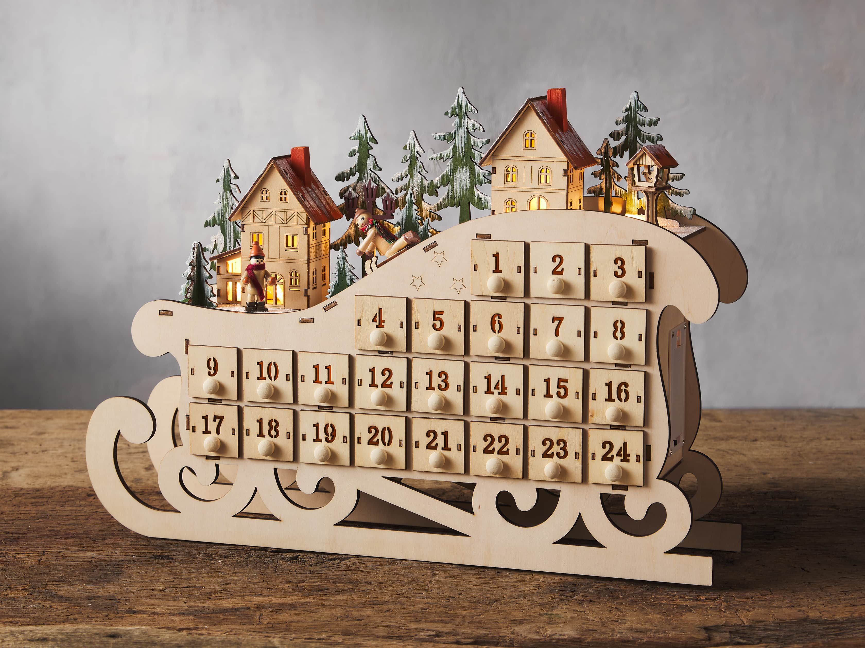 Sleigh Advent Calendar | Arhaus