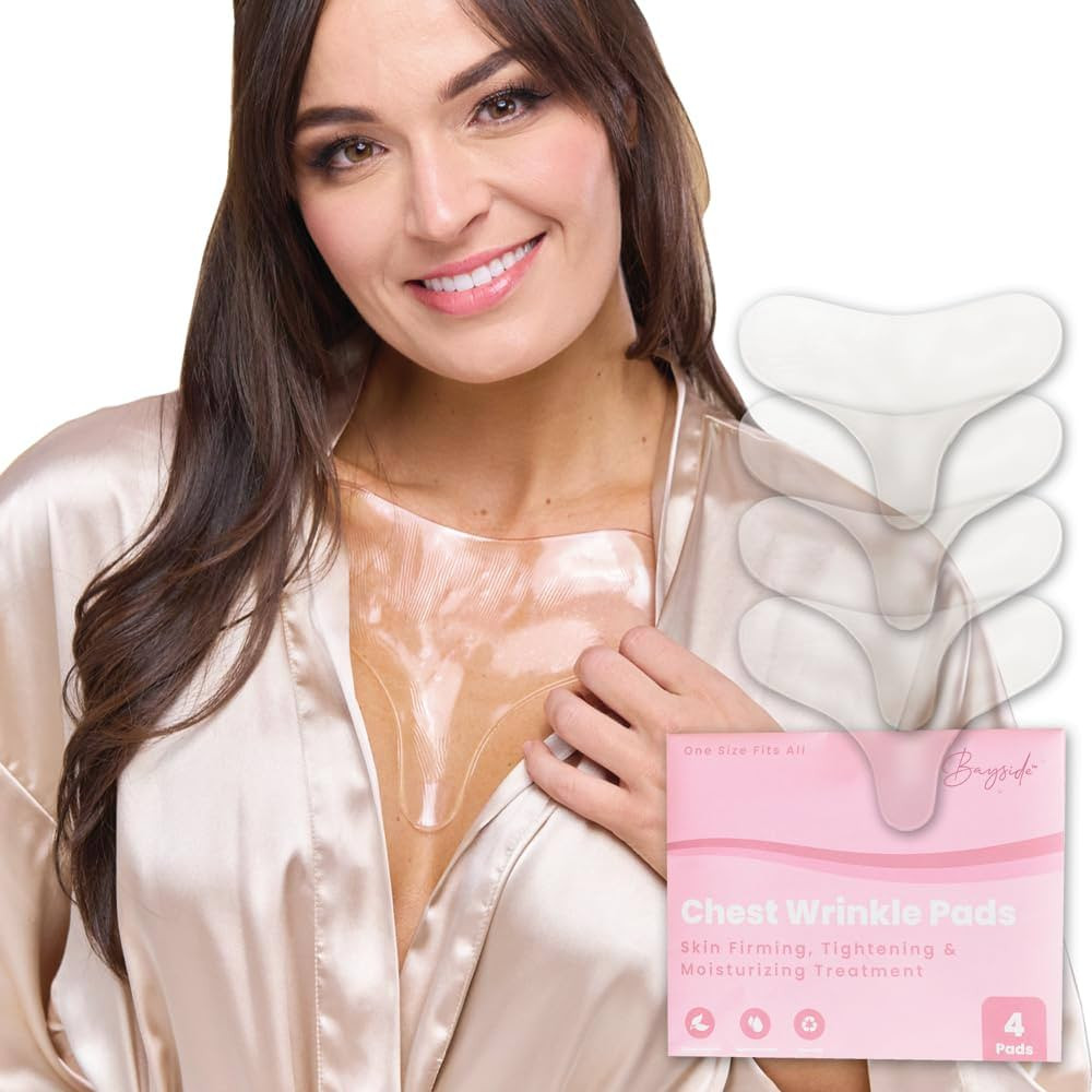 Chest Wrinkle Patches Reusable | Anti-Aging Patches for Fine Lines | Long-Lasting Wrinkle Pads fo... | Amazon (US)