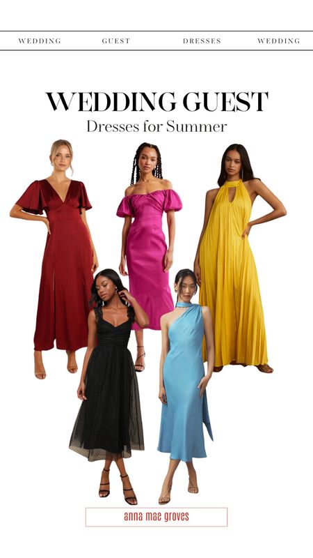 Summer weddings are perfect for maxi dresses with bright colors! Here are some wedding guest dresses that caught my eye. 

#LTKOver40 #LTKStyleTip