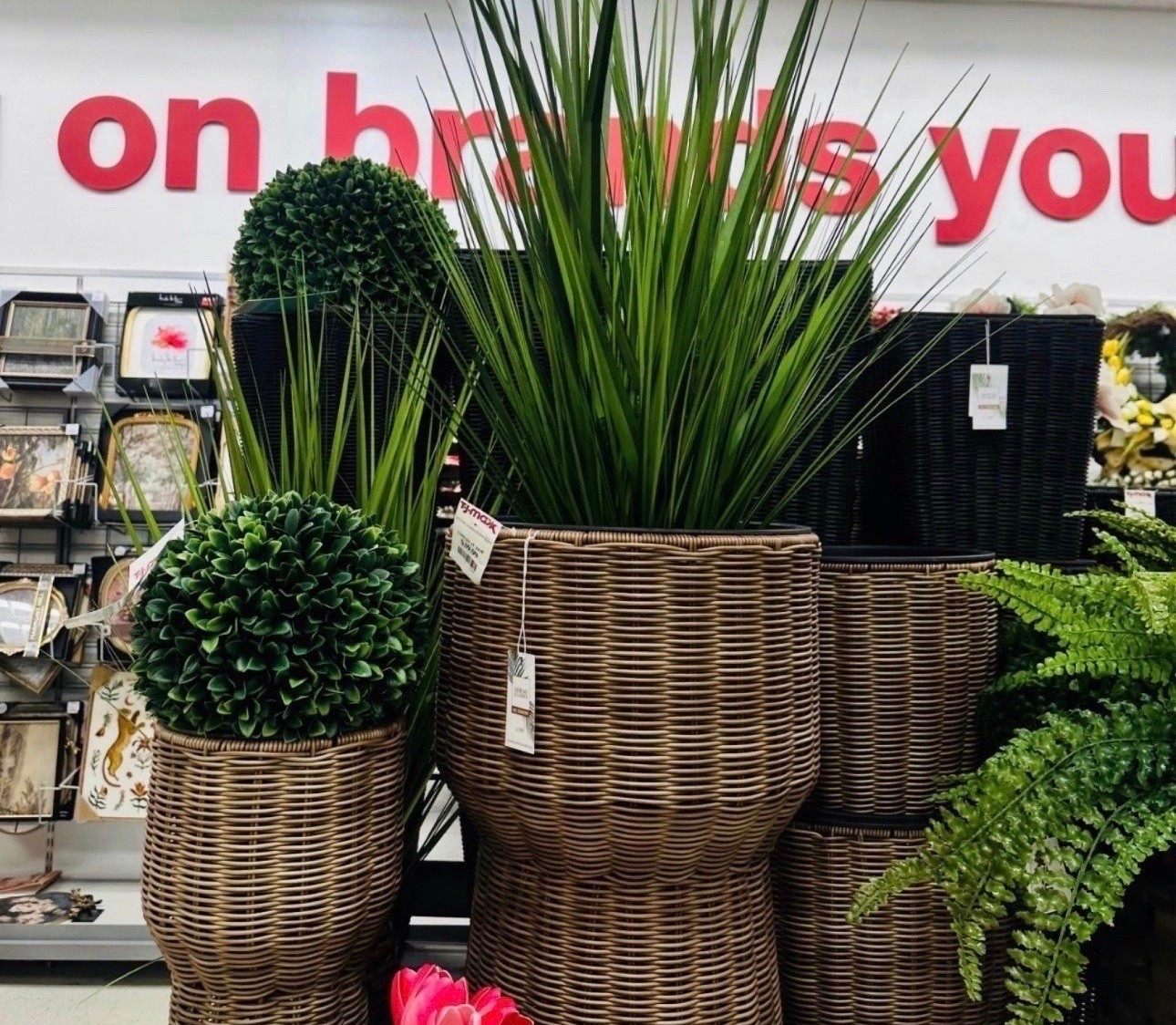 The secret to a green thumb? Good faux plants. 🌿 I am obsessed with these woven hourglass planters and the texture they add to a room. Pro tip: mix different heights and leaf styles to make your indoor jungle look intentional and lush. Found these gems today and had to share! 🪴✨

#LTKHome