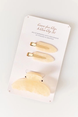 Naturals Collection Claw Clip & Crease-Free Clips Set | Anthropologie (US)