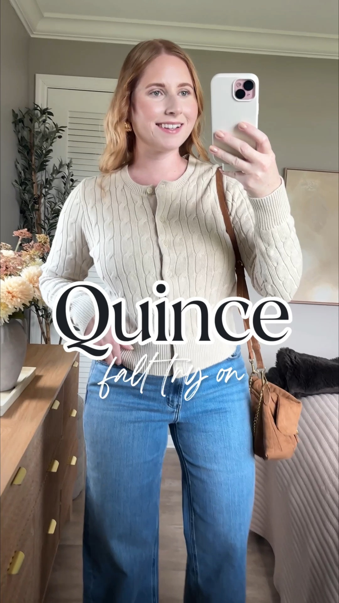@Quince fall try on haul size medium in all! Tap to shop these new fall styles from quince #onequince @onequince #quince