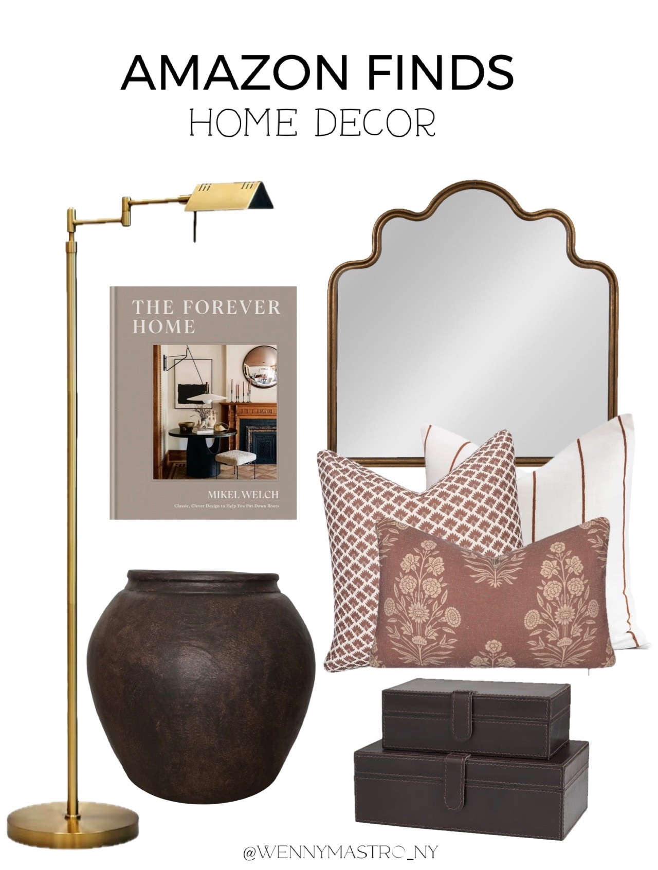 Floor lamp, decorative mirror, decorative pillow covers, planter, decorative leather boxes

#LTKHome #LTKSaleAlert