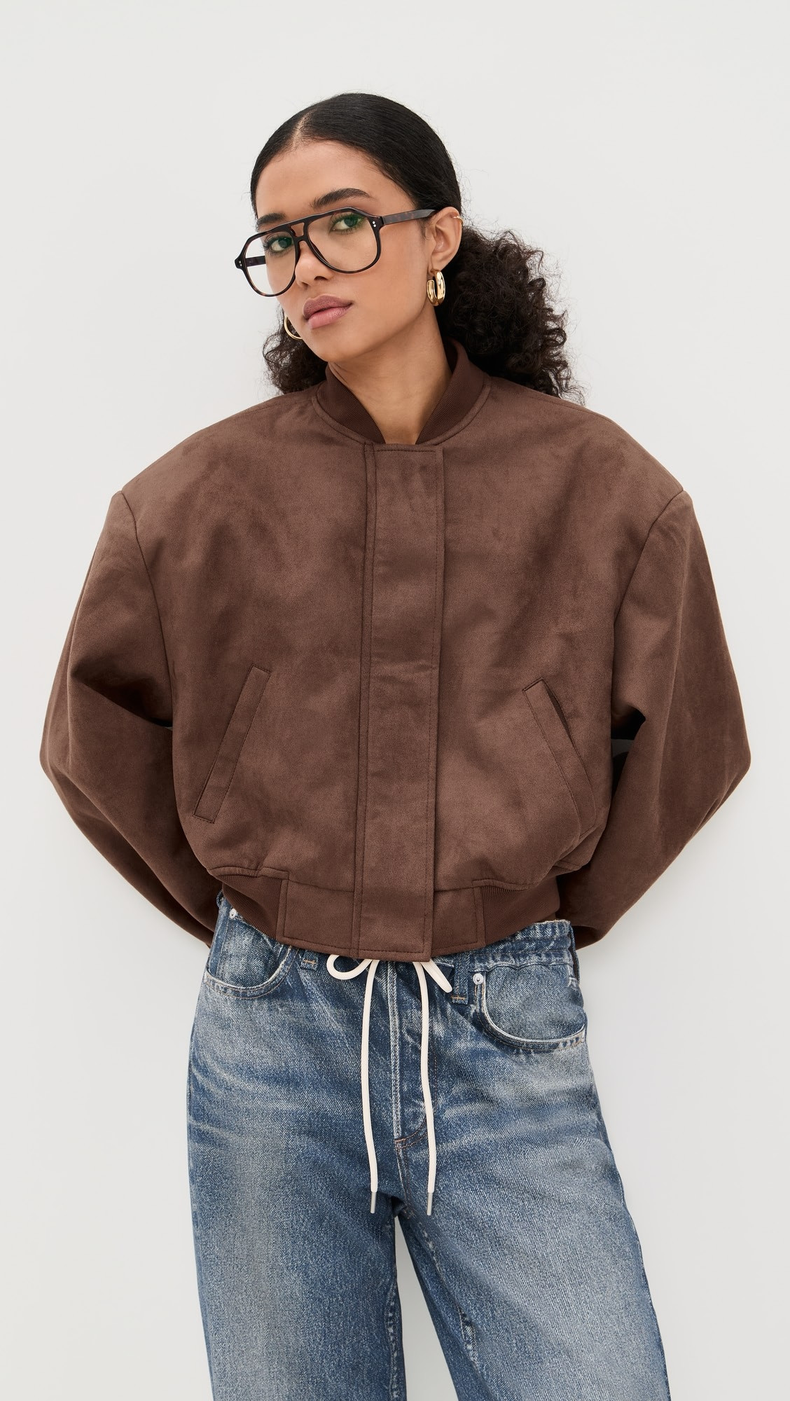 Legacy Faux Suede Bomber Jacket | Shopbop