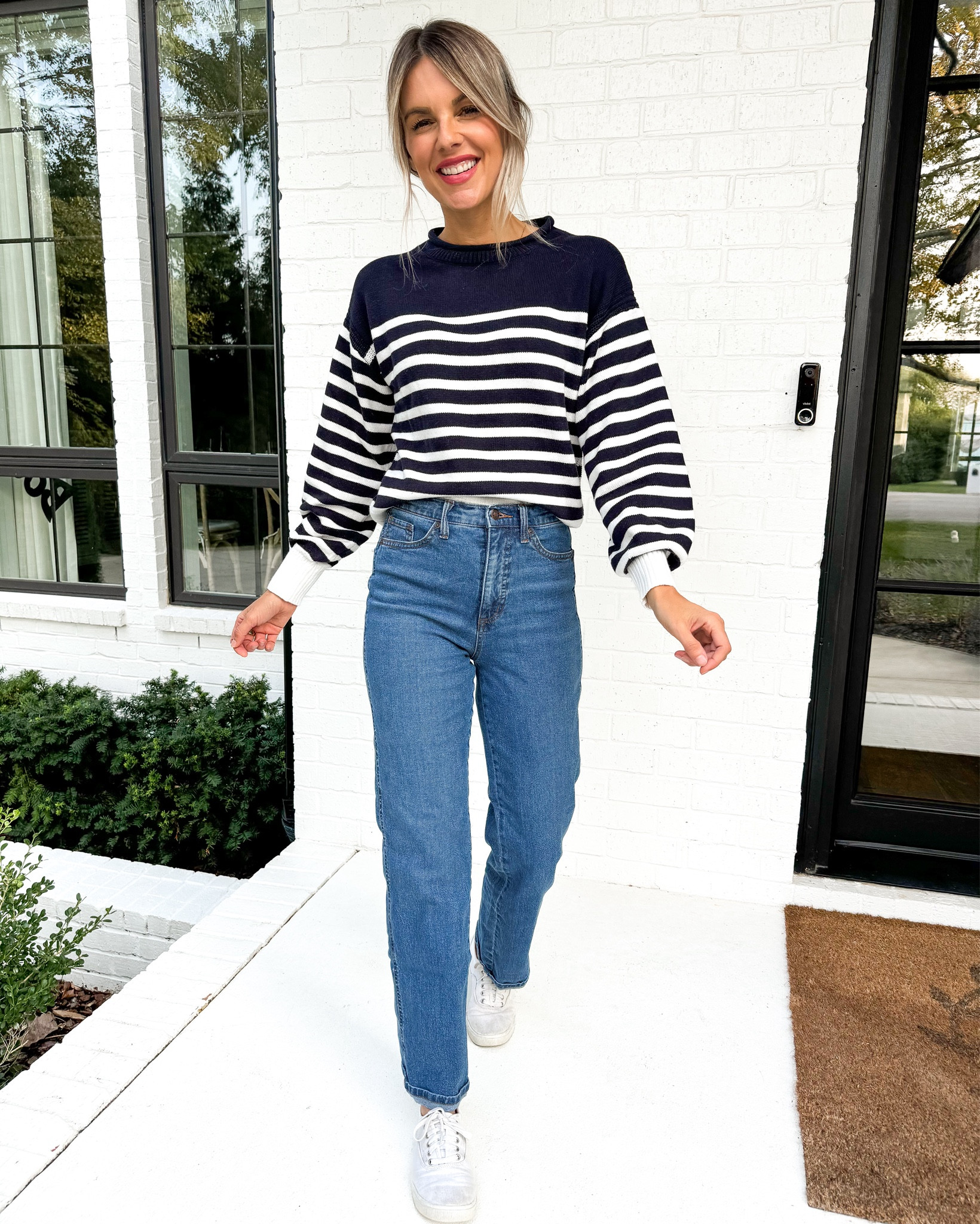 That’s nautical sweater looks like it’s from crew and the quality feels that way too, but it’s only $20! I’m wearing a small which is my normal size so it’s true to size. Grab it quick before it sells out!

#LTKFindsUnder50