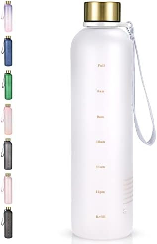 Sursip 32 oz Motivational Water Bottle with Time Marker，Reusable Water Bottle Perfect for the g... | Amazon (CA)