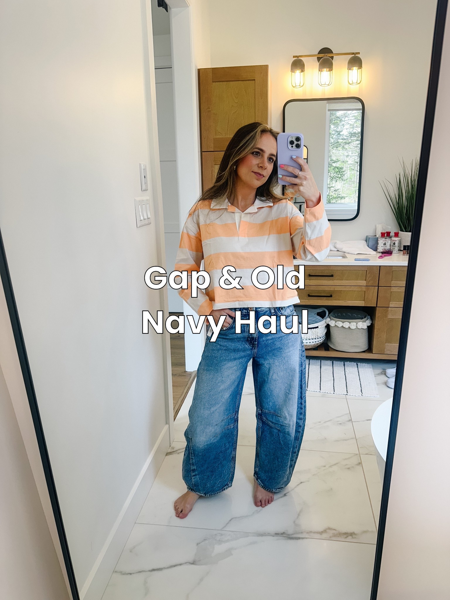 Gap and Old Navy spring and summer haul, gap, old navy, spring clothes, summer clothes, horseshoe jeans, barrel jeans 

#LTKcanada #LTKsale #LTKspring