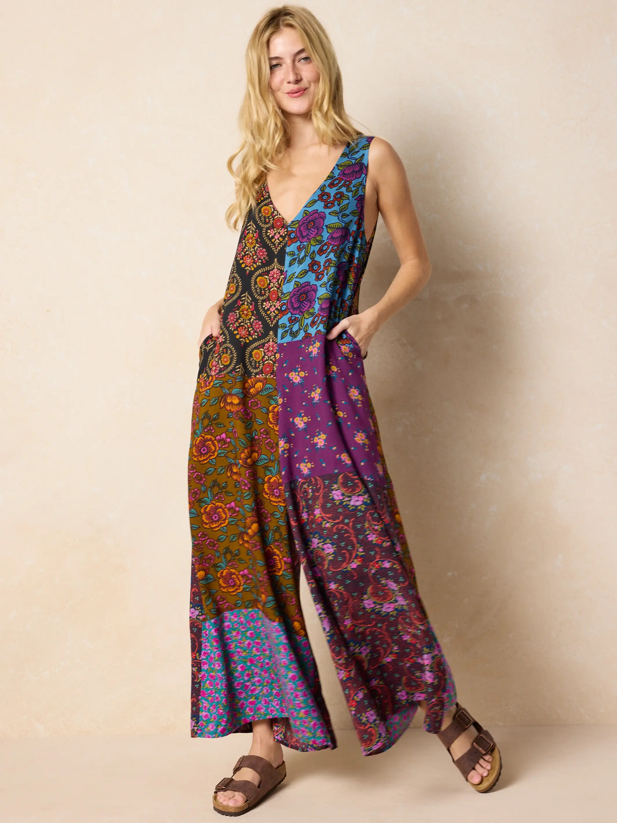 Let's Just Go Wide-Leg Jumpsuit | Natural Life