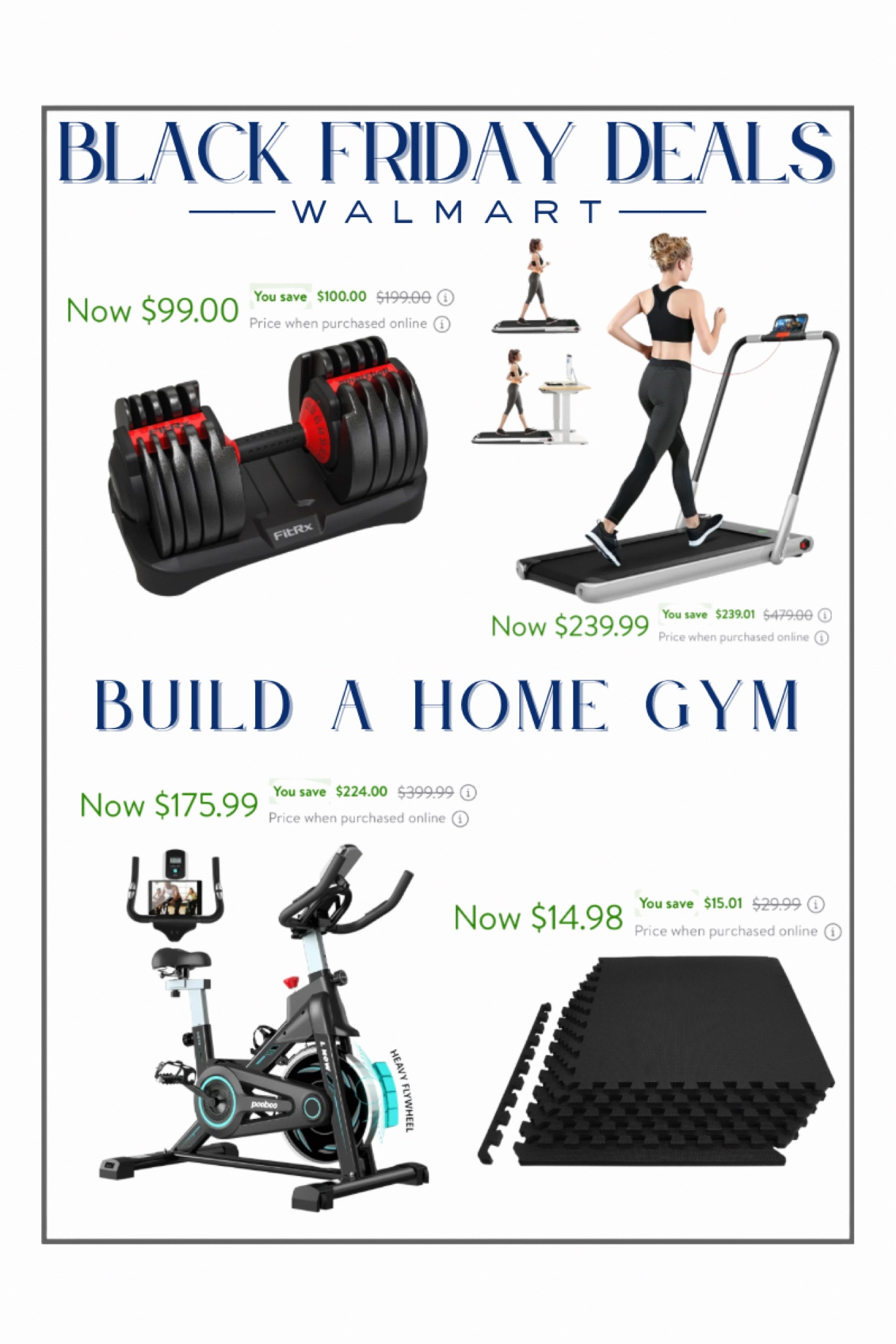 Walmart Annual Event Black Friday Deals 
Home gym @walmart #walmartpartner 

#LTKCyberWeek #LTKHolidaySale #LTKHoliday