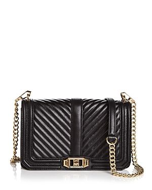 Rebecca Minkoff Chevron Quilted Small Love Crossbody | Bloomingdale's (US)