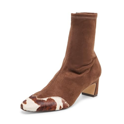 Dolce Vita Women's Anika Ankle Boot, DK Brown Multi, 10 | Amazon (US)
