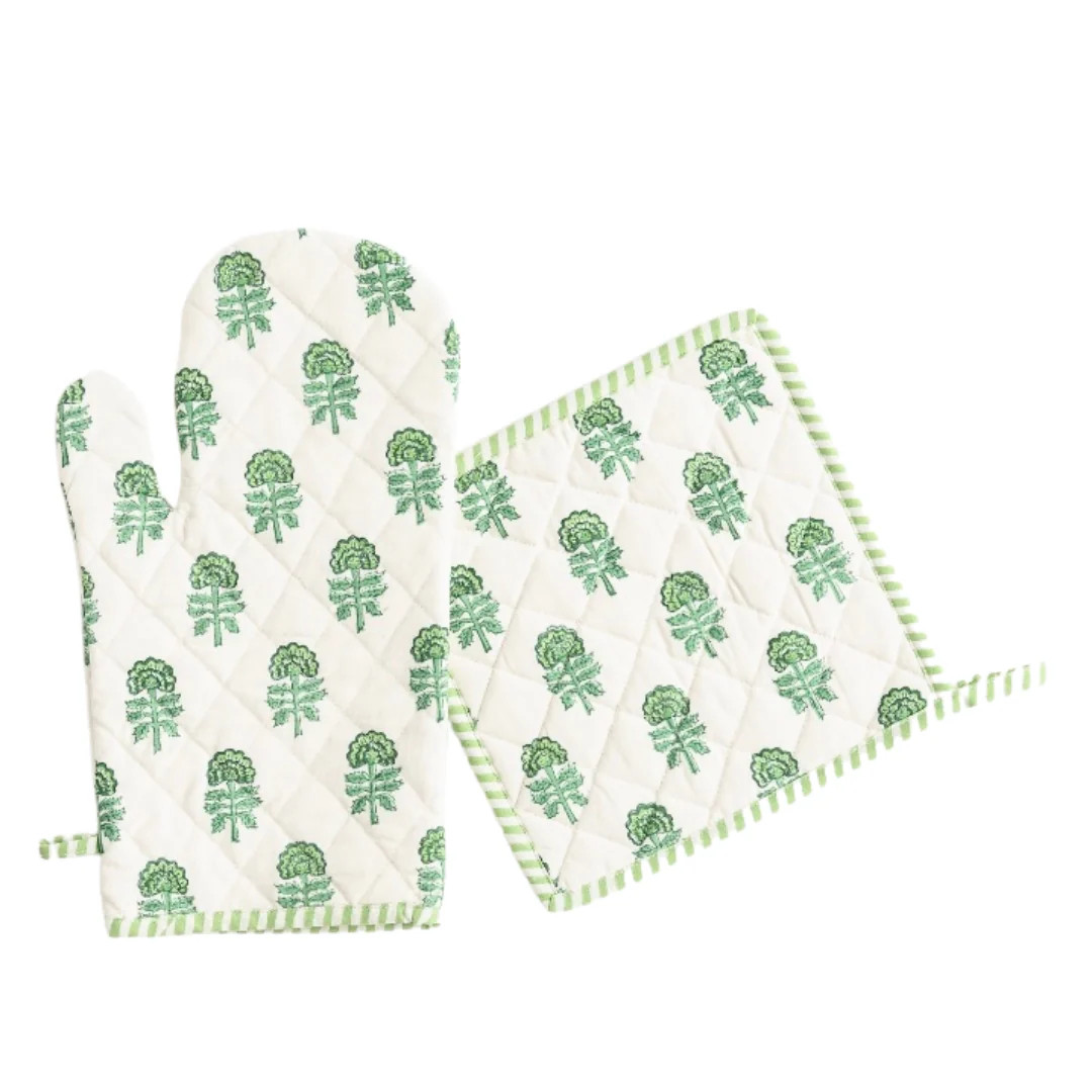 Chardonnay Oven Mitt Set | Sea Marie Designs