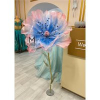 Parties/Wedding Floral Decor, Big Flowers Studio Large Organza Flowers, Free-Standing Giant Poppy Flower | Etsy (US)