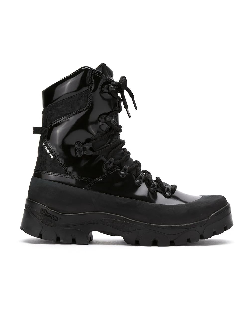 À La Garçonne vynil boots - Black | FarFetch US