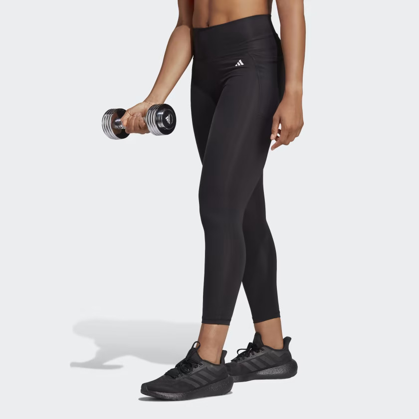 Optime Stash Pocket High-Waisted 7/8 Leggings | adidas (US)