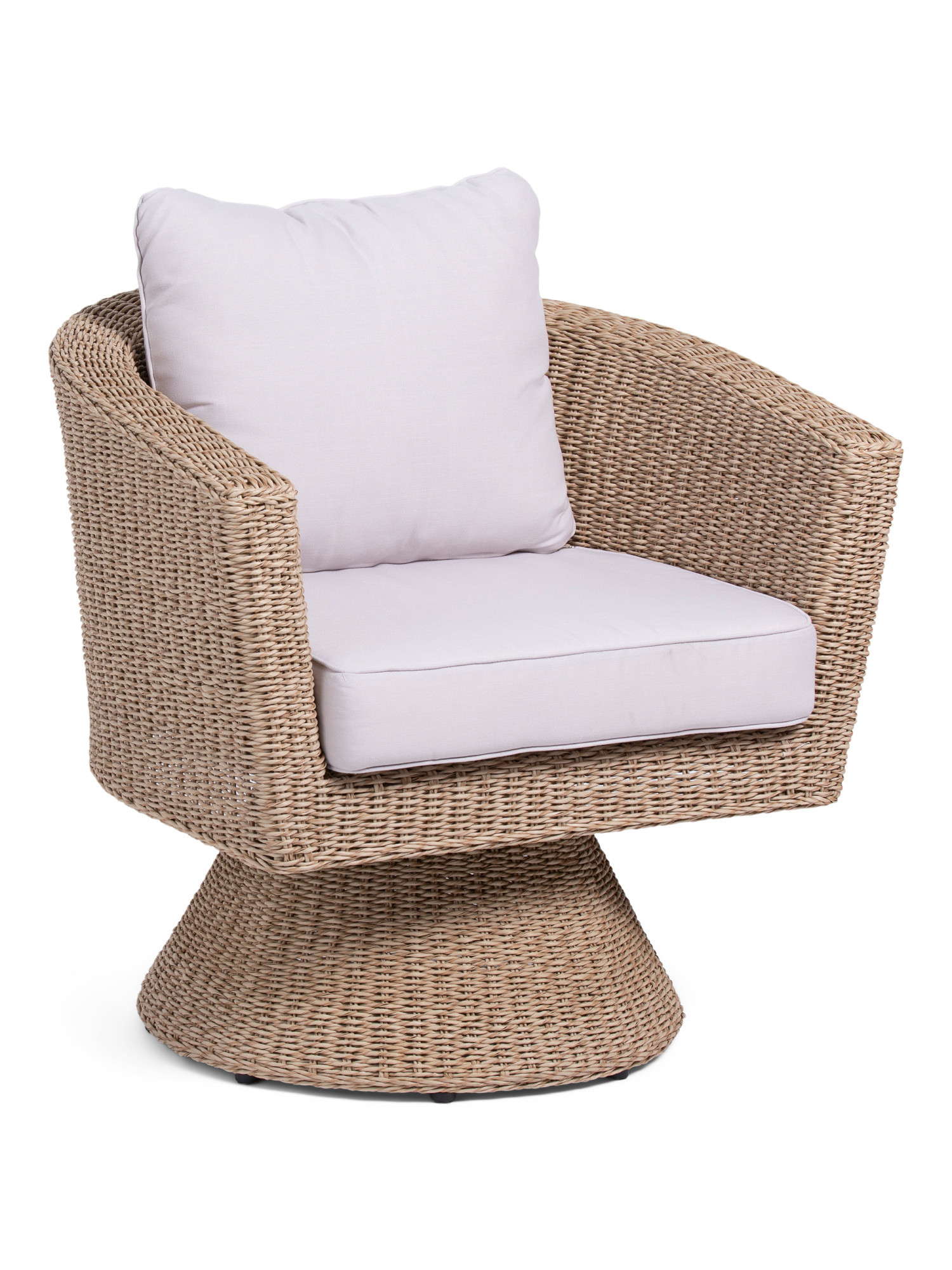 35x33 Outdoor Wicker Swivel Chair | TJ Maxx