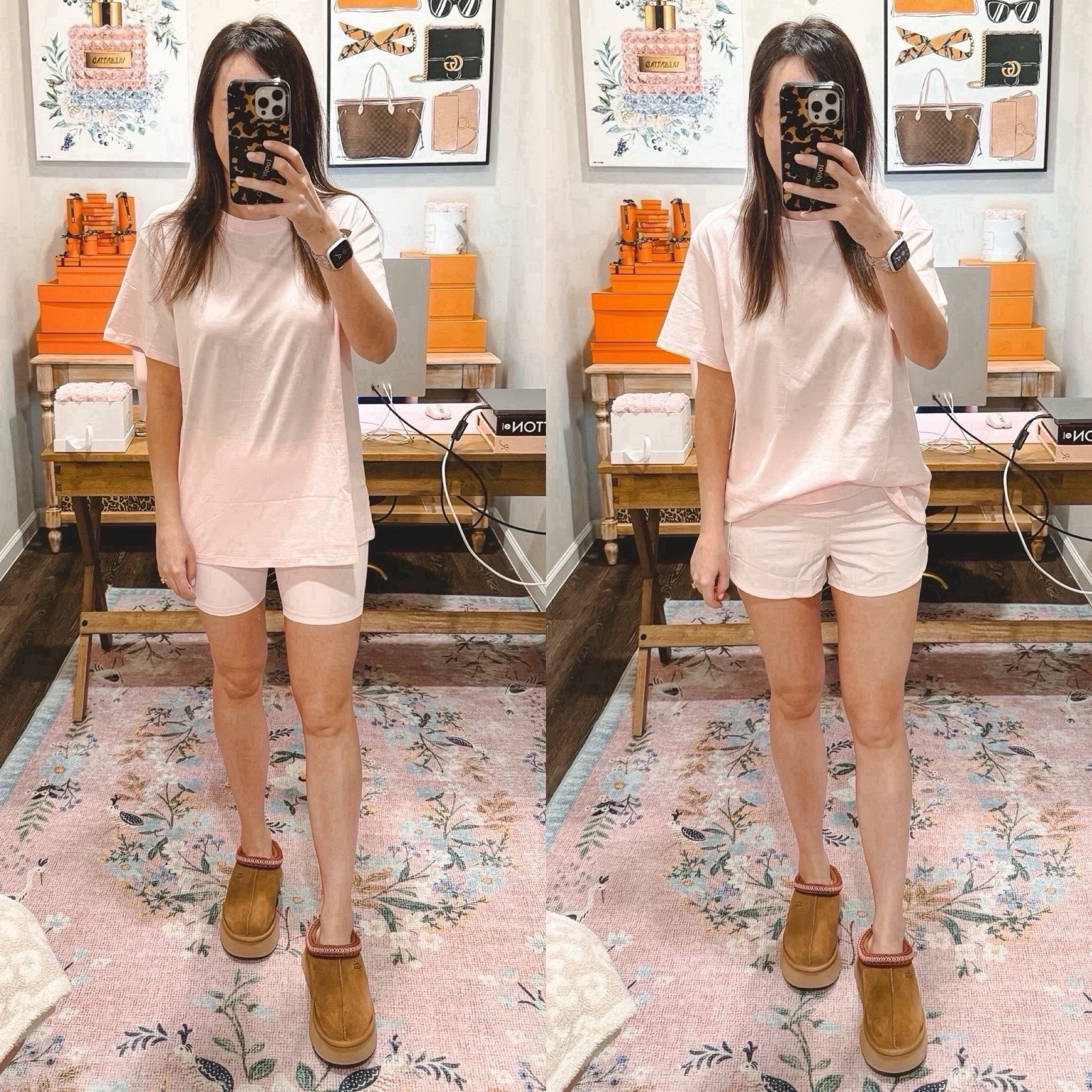 Outfit 1 - lululemon all yours tee in strawberry milkshake (size 6) with align shorts (size 4)
Outfit 2 - speed up shorts (size 6)



#LTKFindsUnder100 #LTKSeasonal #LTKFitness