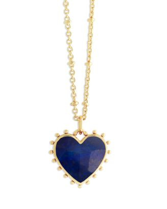 Anabel Aram Heart Stone 18K Yellow Gold Plated Stone Necklace, 19"L  | Bloomingdale's Jewelry & A... | Bloomingdale's (US)