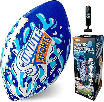 Sunlite Sports Waterproof Football for Lawn Backyard Pool Beach Lake Park Water Toy, Outdoor Play... | Amazon (US)