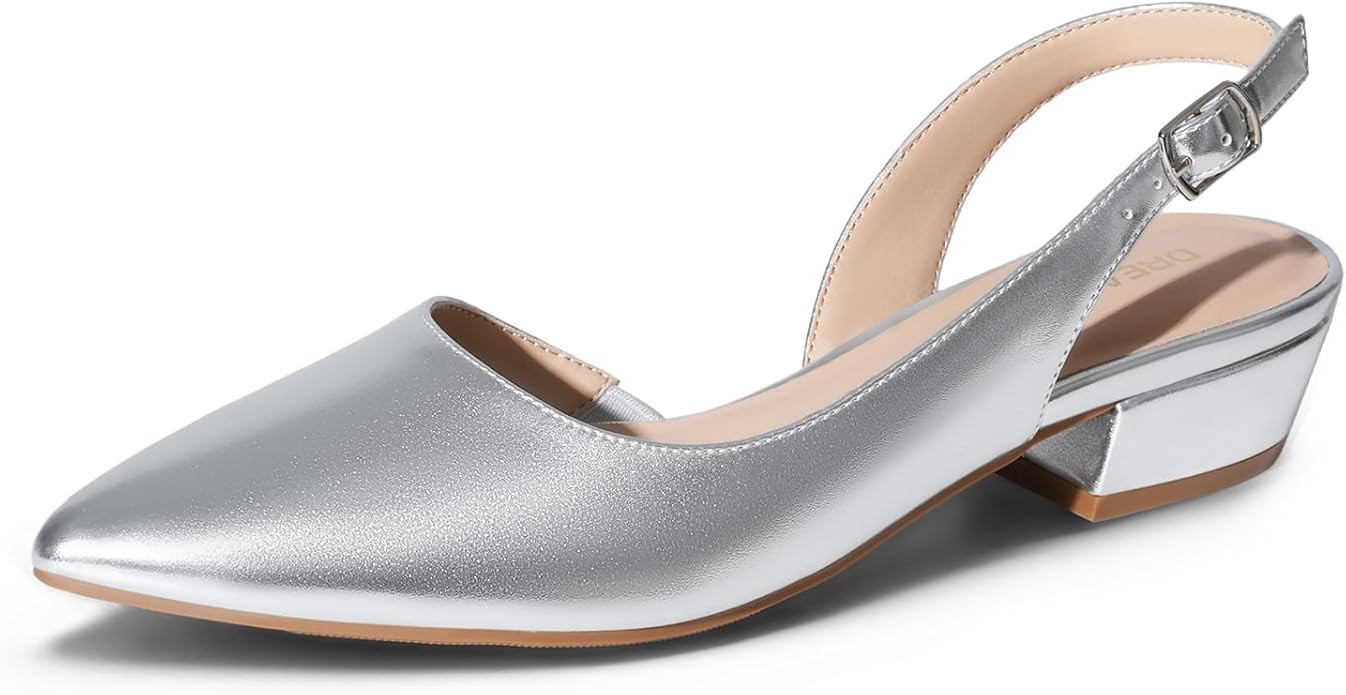 DREAM PAIRS Scarpe da donna con tacco basso a blocco, punta chiusa, cinturino alla caviglia, eleg... | Amazon (IT)