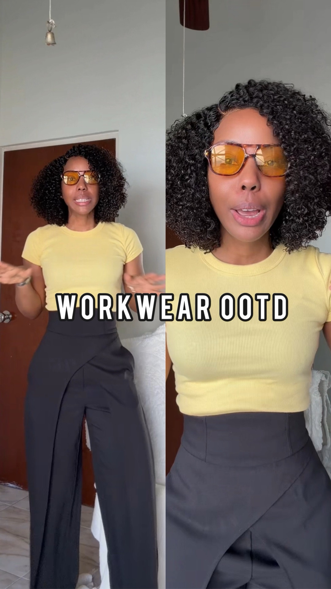 What I wore to work today
Top: @oldnavy
Trouser @Commense 
Heels: @Zara

#LTKWorkwear #LTKootd #LTKPetite