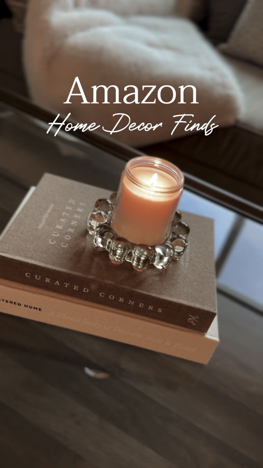 Amazon home decor finds I would 100% buy again 🤍 These pieces instantly made my space feel more elevated and curated without spending a fortune. From the faux linen storage books to the antique brass cloche and gold glass dome candle holders, every piece adds that cozy modern organic touch I love. The bubble dish is perfect for styling shelves, coffee tables, or dressers and gives such a high-end designer look. These are the little details that make a home feel warm, layered, and intentional ✨ #amazonhome #amazonfinds #homedecor #modernorganic #neutraldecor #amazondecor #cozyhome #interiordesign #homeinspo #luxelookforless

#LTKHome
