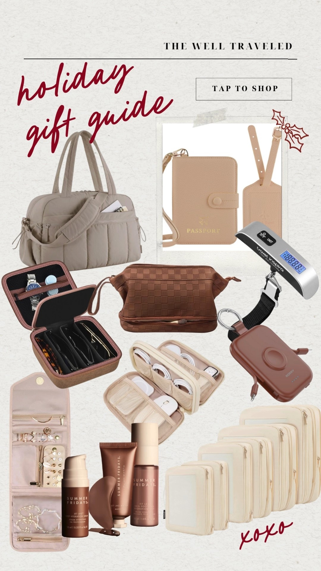 Gift guide for the travel lover 
Travel and packing essentials
Gifts for her and him

#LTKGiftGuide #LTKTravel #LTKFindsUnder100