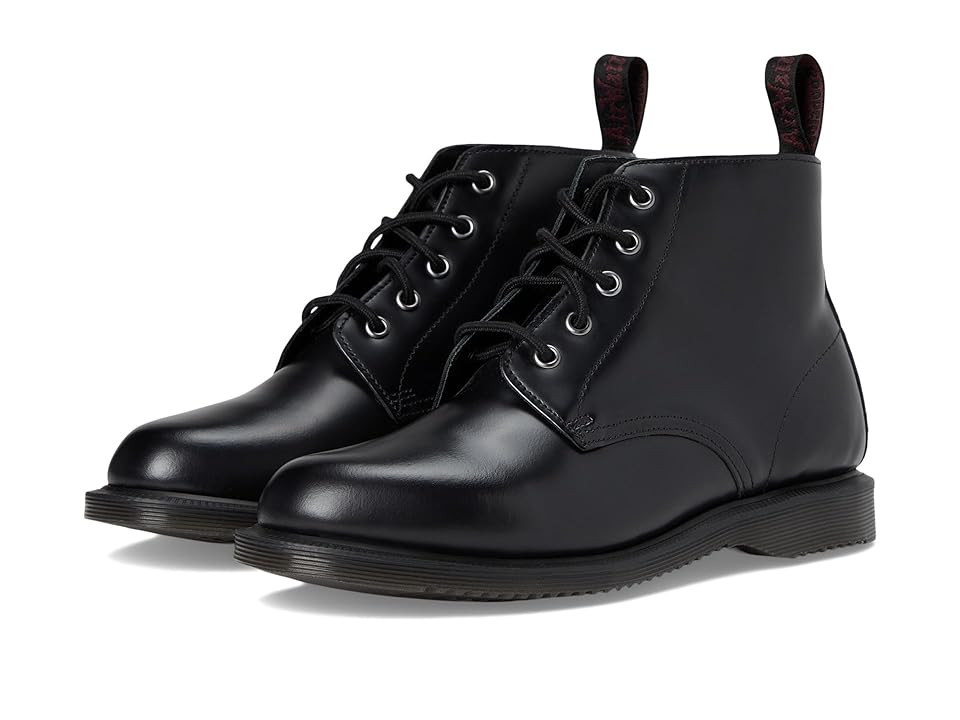 Dr. Martens Emmeline Leather Lace-Up Boots Women's Boots Black : UK 3 (US Women's 5) M | Zappos