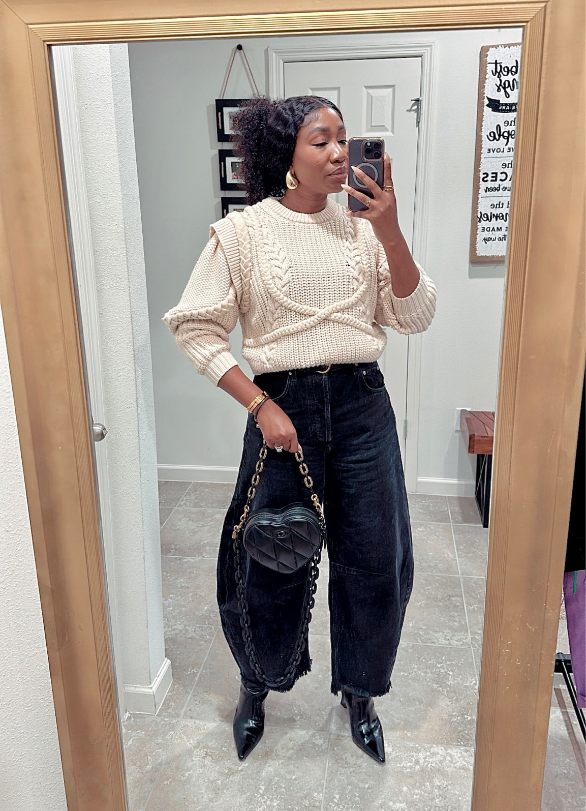 It’s that time of the year! Sweater weather! Rented this cable knit sweater from Rent The Runway and I’m obsessed. Linking it and similar more affordable ones for you. 
Wearing a size medium! 


#LTKSeasonal #LTKstyletip #LTKover40