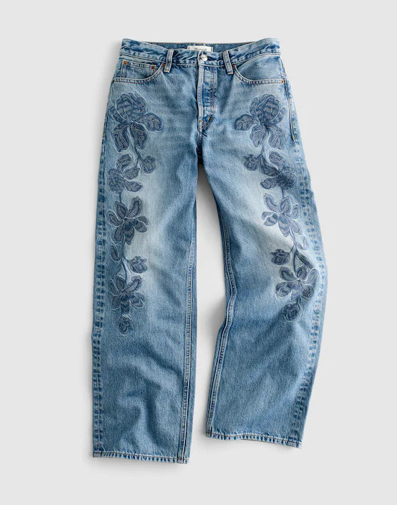 Low-Slung Baggy Crop Jean | Madewell