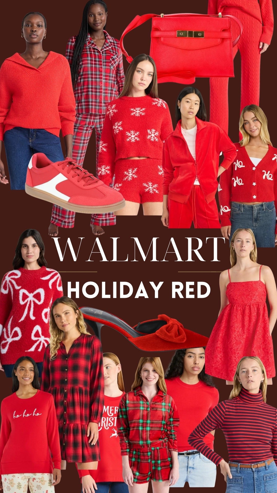 Walmart holiday reds. Red outfit inspo. 




#LTKStyleTip #LTKFindsUnder50 #LTKHoliday