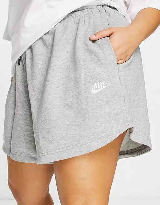 Nike Plus Club Essential shorts in gray | ASOS | ASOS (Global)