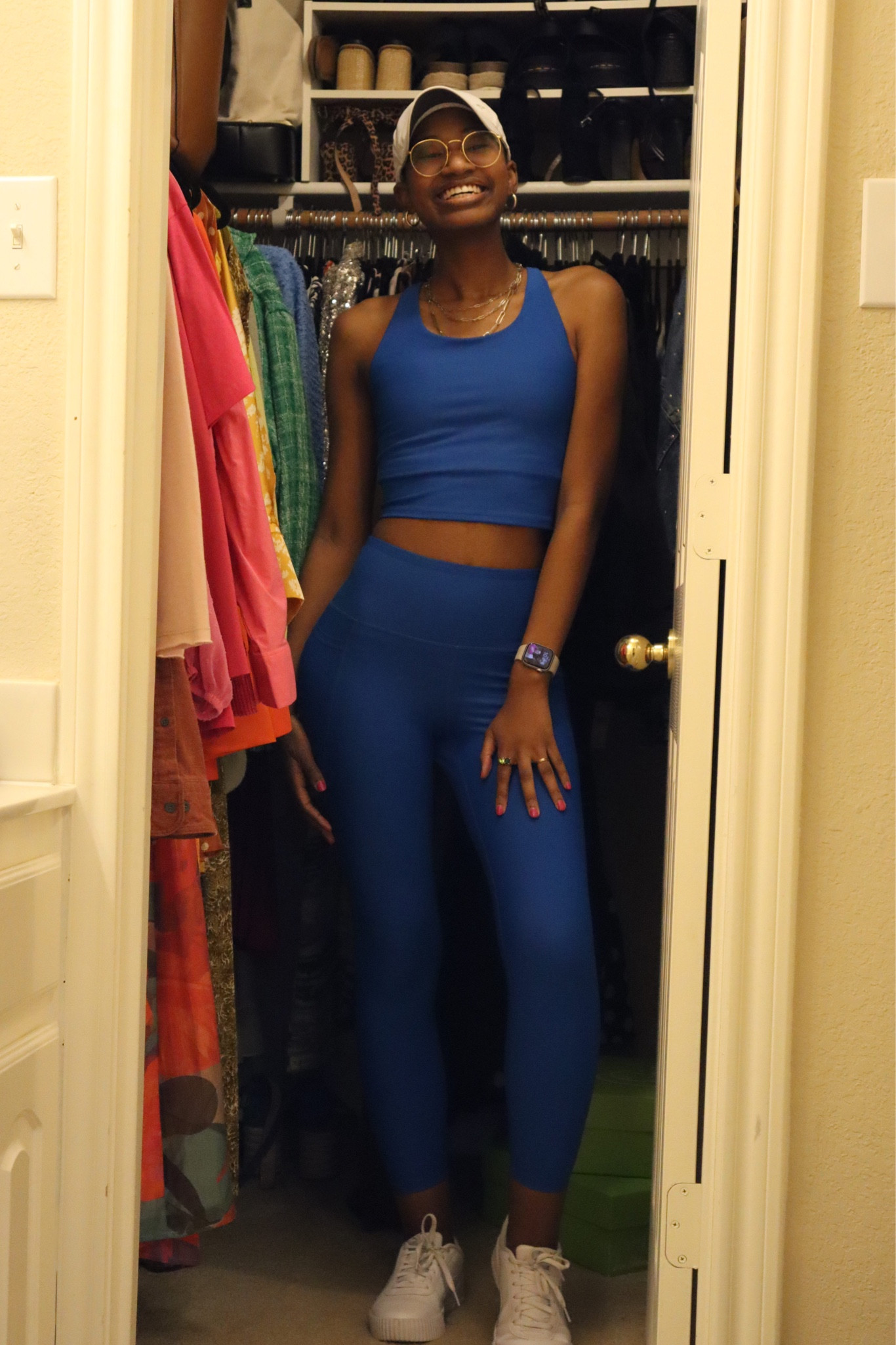 old navy’s having a sale & this cobalt blue workout set is discounted for such a great price !!!  love the fit, color, and material —couldn’t recommend these items more!!! size wise: wearing a medium top and bottoms 

#LTKunder100 #LTKsalealert #LTKFind