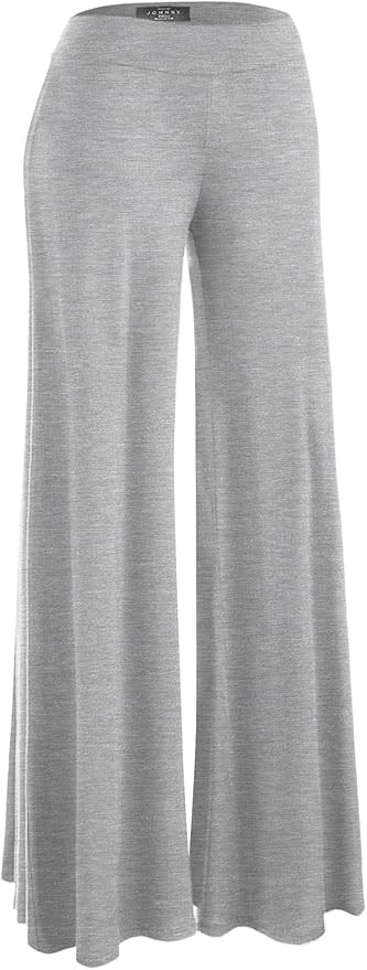 Made By Johnny MBJ Women's Casual Comfy Solid/Tie Dye Wide Leg Palazzo Lounge Pants (XS~5XL) | Amazon (US)