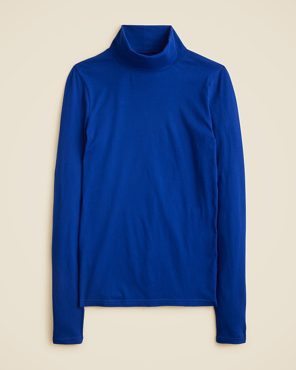 Feather jersey turtleneck | J. Crew US