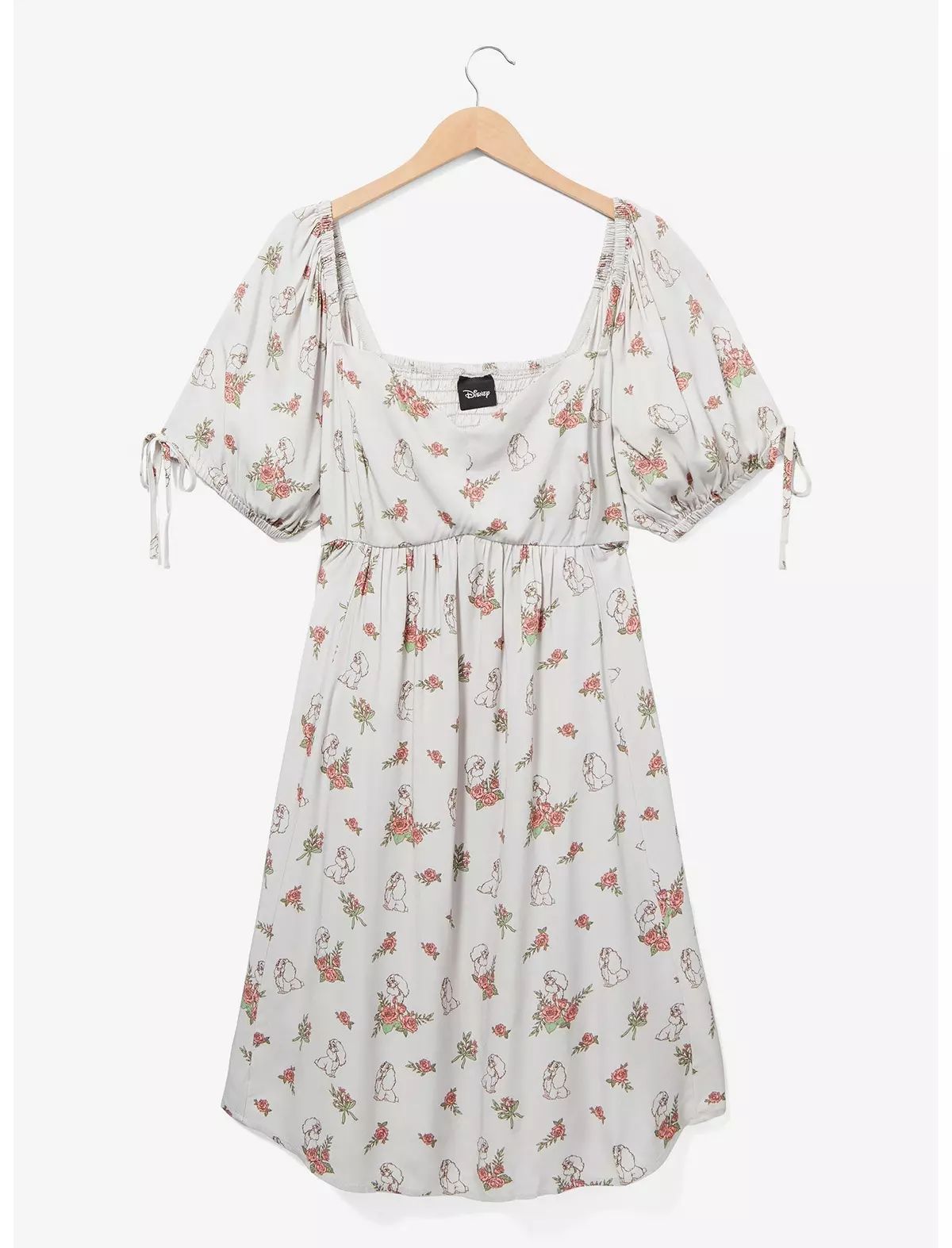 Disney Lady and the Tramp Floral Lady Allover Print Plus Size Dress - BoxLunch Exclusive | BoxLunch