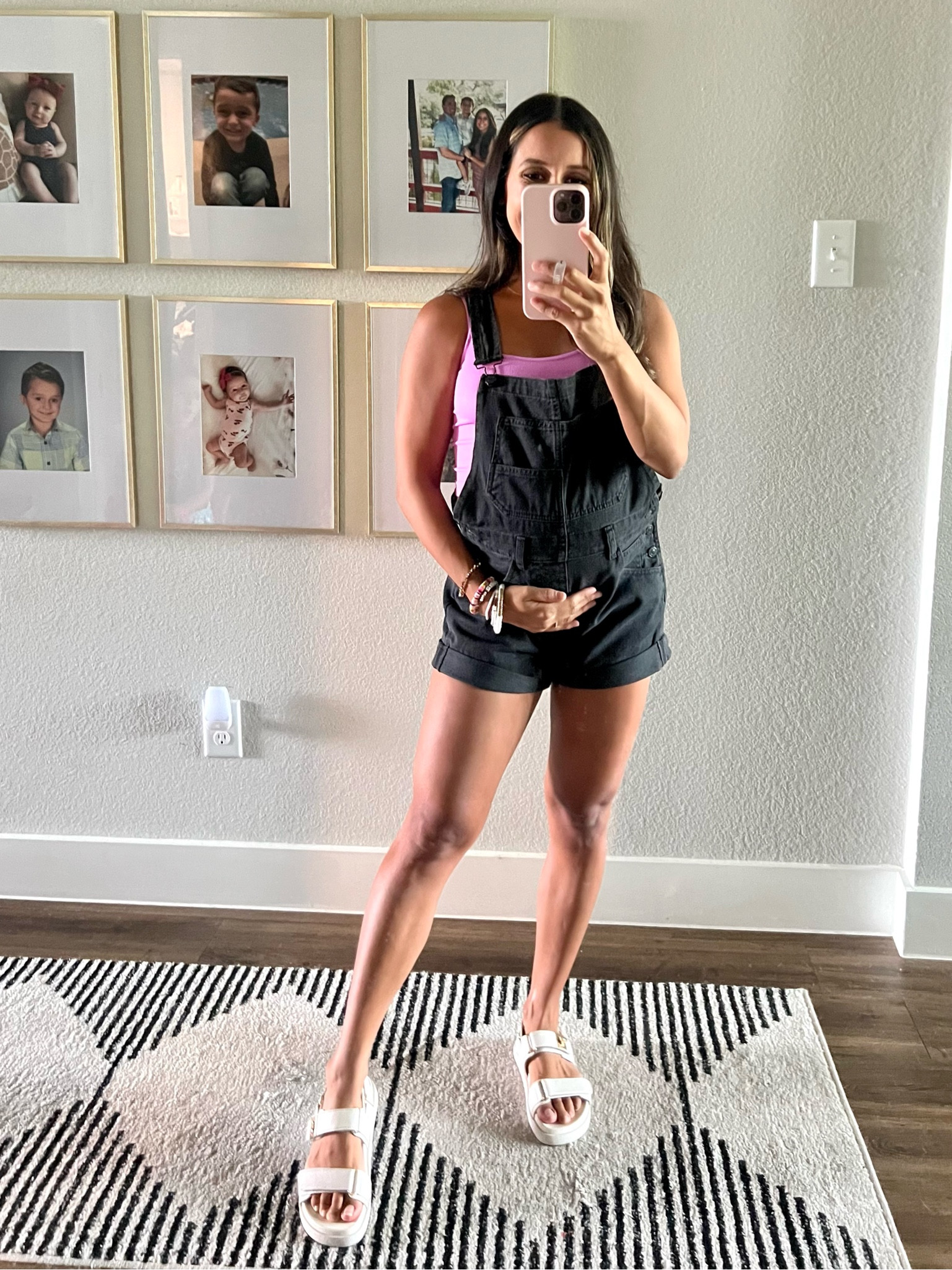 Maternity overalls, maternity shortalls, free people shortalls, free people, black overalls, maternity, maternity outfit, summer outfit 

#LTKSeasonal #LTKbump #LTKstyletip