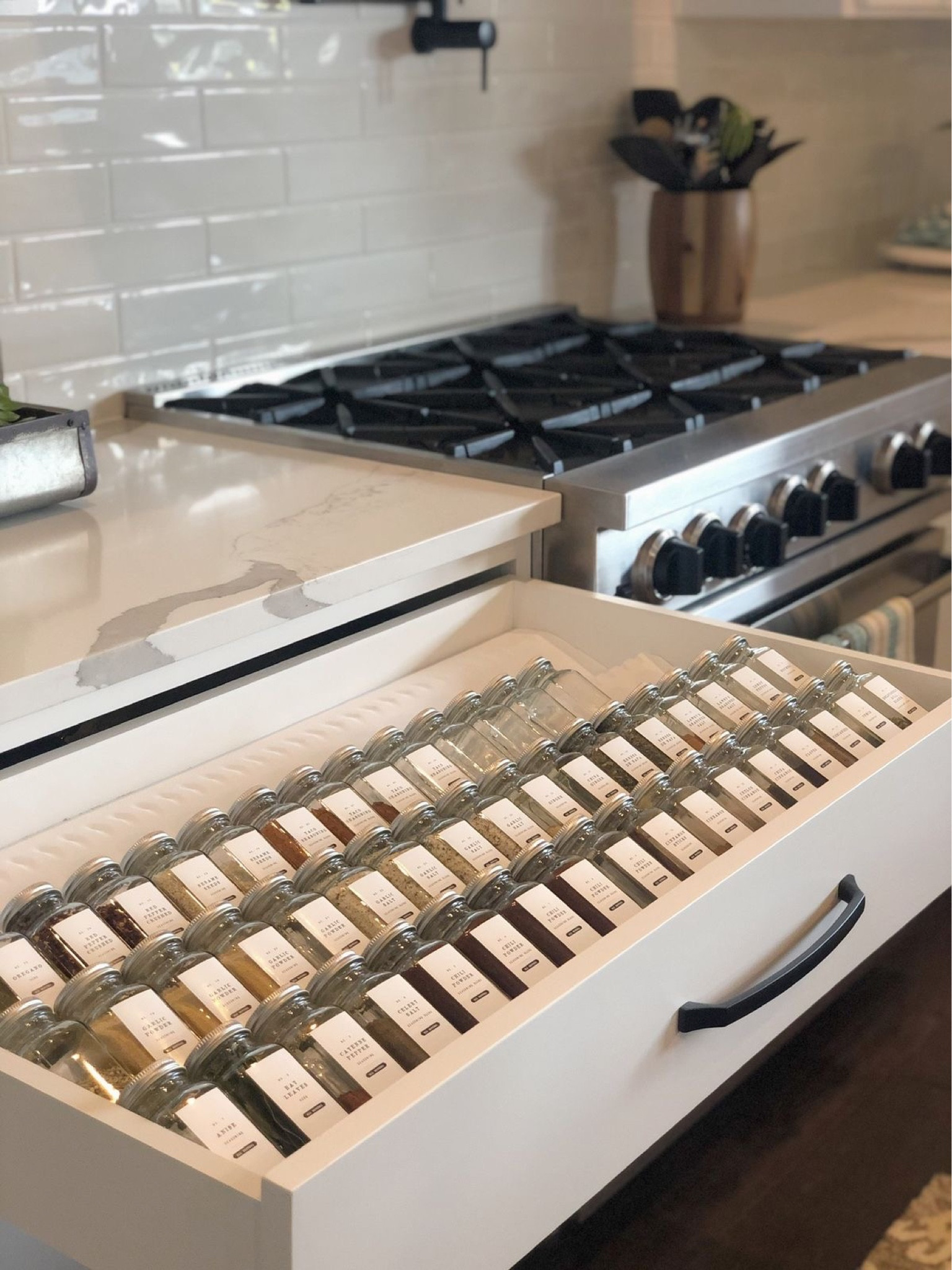 spice jar drawer organization 

#organizer #organization #pantry #kitchenorganization

#LTKhome