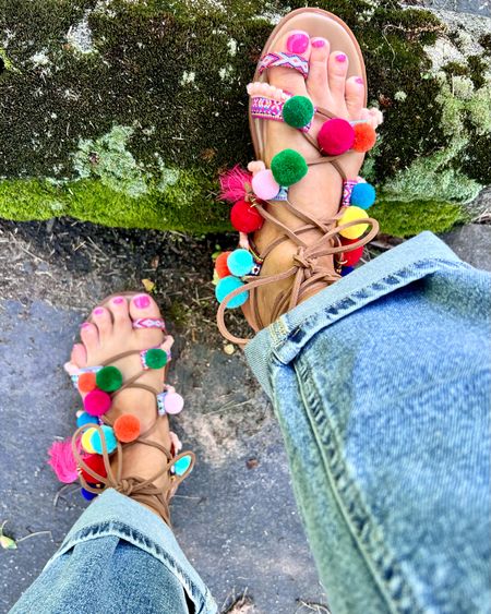 Colorful Boho Sandals with Pom Poms & Wrap Around Ankle Ties - run TTS @temu 

#summer #sunmerstyle #summeroutfit #summeroutfitidea #summeroutfitinspo #summeroutfitinspiration #summerlook #summerpick #summerfashion #sandals #springsandals #summersandals #springshoes #summershoes #flipflops #slides #summerslides #springslides #slidesandals #travel #vacation #vacay #tropical #resort #outfit #inspiration Travel outfit, vacation outfit, travel ootd, vacation ootd, resort outfit, resort ootd, travel style, vacation style, resort style, vacay style, travel fashion, vacay fashion, vacation fashion, resort fashion, travel outfit idea, travel outfit ideas, vacation outfit idea, vacation outfit ideas, resort outfit idea, resort outfit ideas, vacay outfit idea, vacay outfit ideas Boho, boho outfit, boho look, boho fashion, boho style, boho outfit inspo, boho inspo, boho inspiration, boho outfit inspiration, boho chic, boho style look, boho style outfit, bohemian, whimsical outfit, whimsical look, boho fashion ideas, boho dress, boho clothing, boho clothing ideas, boho fashion and style, hippie style, hippie fashion, hippie look, fringe, pom pom, pom poms, tassels, california, california style,  #boho #bohemian #bohostyle #bohochic #bohooutfit #style #fashion #casual #casualoutfit #casualfashion #casualstyle #casuallook #weekend #weekendoutfit #weekendoutfitidea #weekendfashion #weekendstyle #weekendlook 

#LTKFindsUnder50 #LTKShoeCrush #LTKStyleTip