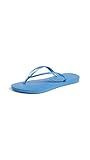 Havaianas Women's Slim Flip Flop Sandal, Blue, 7 | Amazon (US)