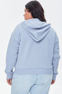 Plus Size Fleece Zip-Up Hoodie | Forever 21 (US)